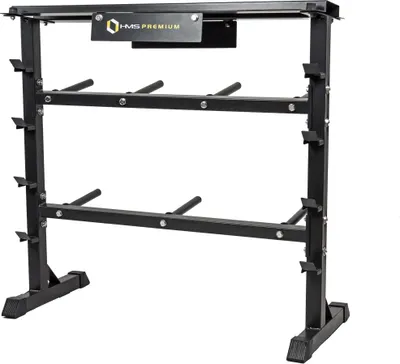Produktbild von HMS STR12 Hantelständer | Ablage für Kurzhanteln, Gewichtsscheiben & Langhanteln | 250 kg Belastbar | Home Gym Rack
