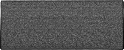 Immagine prodotto di Tappeto London facile da pulire, a pelo rasato, per uso domestico, grigio scuro, 100x200 cm