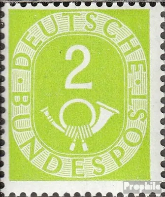 Produktbild von Briefmarken BRD (BR.Deutschland) 1951 Mi 123  postfrisch Posthorn