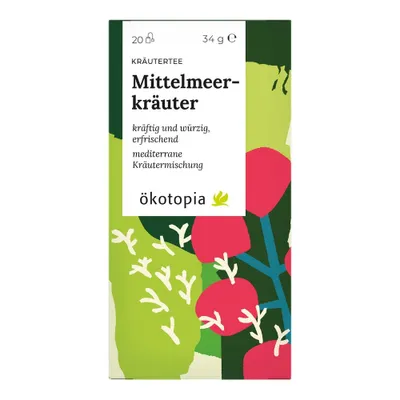 Zdjęcie produktu dla Herbata ziołowa - zioła śródziemnomorskie 20 torebek 34g