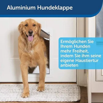 Produktbild von Famanu Katzenklappe Aluminium mit Vergrendelung - Größe M