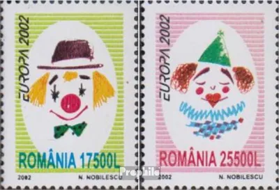 Produktbild von Briefmarken Rumänien 2002 Mi 5657-5658 (kompl.Ausg.) postfrisch Europa: Zirkus