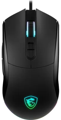 Zdjęcie produktu dla MSI FORGE GM320, Oburęczny, Optyczny, USB Typu-A, 12800 DPI, Czarny