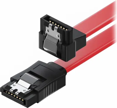 Produktbild von P28 SATA Festplatte Verbindungskabel Anschlusskabel 1m HDD SSD 90° abgewinkelt