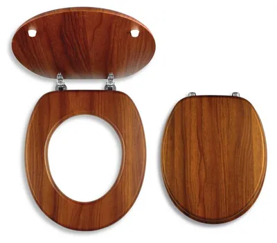 Productafbeelding van Toiletbril Novaservis eikenhout, fineer van MDF