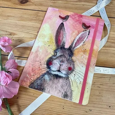 Obrázok produktu pre Poznámkový blok s gumou A5 LCN19 Hannah Bunny Easter