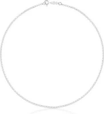 Produktbild von Tous Halskette aus Sterlingsilber mit Rolo-Gliedern, 40 cm lang