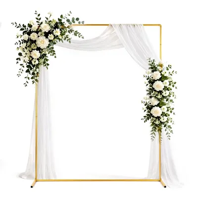 Produktbild von Fensterdekoration Ballonbogenständer mit Ständer, 2,4 x 1,6 m (HxB), für Geburtstagsfeiern, Babypartys und Hochzeit