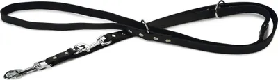 Produktbild von Beeztees 736396, Hund, Standardleine, Schwarz, Band, Einfarbig, Leder