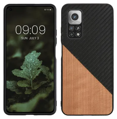 Produktbild von kwmobile Hülle kompatibel mit Xiaomi Mi 10T / Mi 10T Pro - Handyhülle - Handy Schutzhülle - Smartphone Cover - Hellbraun
