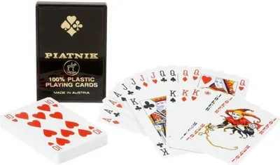 Produktbild von Poker,Bridge - Plastikkarten in einer Schachtel