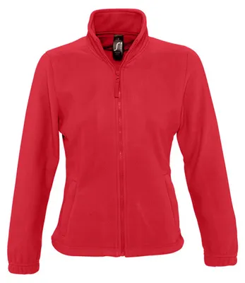 Imagen del producto de SOLS - Chaqueta de forro polar "North" para mujer, modelo LT2012 (talla M), color rojo