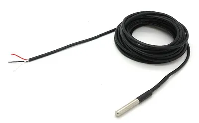 Produktbild von DS18B20 IC digitaler Temperatursensor wasserdicht - Kabellänge: 5,00 m