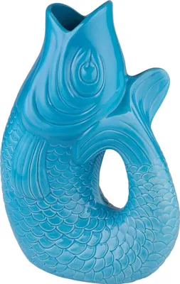 Produktbild von Gift Company Monsieur Carafon Vase / Karaffe Fisch L lagoon 2,7l