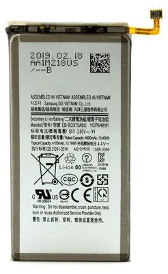 Produktbild von Samsung Ersatzakku für Galaxy S10+ 4000mAh 15,4Wh 3,85V EB-BG975ABU