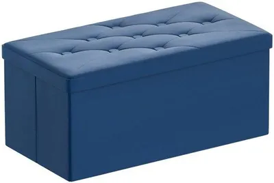 Obrázek produktu pro Ibenzoa® Skládací sedací box s úložným prostorem, potažený sametem, rozměry 80×40×40 cm, objem 80 litrů, nosnost do 160 kg – ideální do obývacího pokoje a ložnice