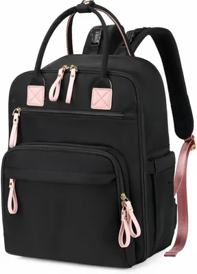 Produktbild von Wickelrucksack 30 L, 18 Fächer, wasserdicht, Kinderwagenbefestigung, schwarz, für Reisen