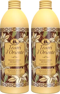 Produktbild von Tesori d'Oriente Vanilia e Zenzero Schaumbad 500 ml x2
