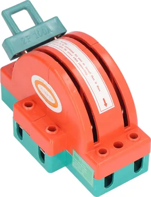 Image de interrupteur à couteau 100A 2 pôles à double déclenchement Interrupteur à couteau de déconnexion électrique pour appareils ménagers