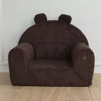 Produktbild von Muminky | Kindersessel Cord - Braun - Weich, Handgemacht, Personalisierbar, Antirutsch