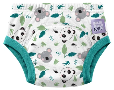 Imagen del producto de Bambino Mio: Pantalones de entrenamiento para el orinal, talla 2-3 años. Diseño "Pequeñas Patas". Producto de fabricación europea