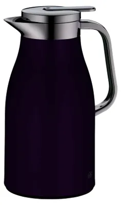 Thermoskanne 1 l, lavendel, Edelstahl, Glas, auslaufsicher