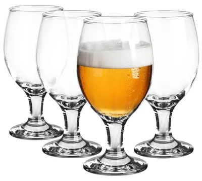 Biergläser-Set 4 x 360 ml – Tulpenform, spülmaschinenfest