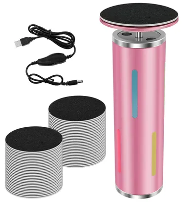 Imagen del producto de Lima eléctrica para pies - 12 V - Rosa