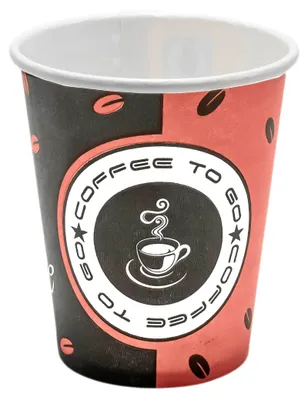 Produktbild von 1000 Coffee to go Becher, 200ml "Topline" braun-bordeaux, 230527