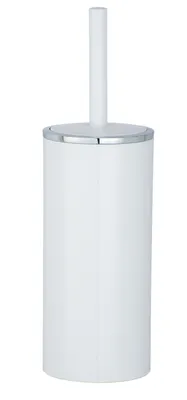 Zdjęcie produktu dla WENKO Zestaw WC Szczotki toaletowe Uchwyt na toaletę Półka Zestaw łazienkowy Inca White
