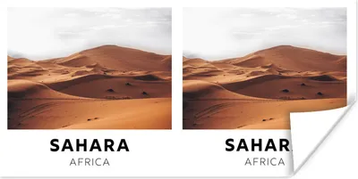 Produktbild von MuchoWow® Poster Afrika - Sand - Wolken 40x20 cm - Poster für die Wand - Poster Schlafzimmer