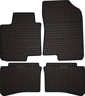 Immagine prodotto di Tappetini auto in gomma adatto per Hyundai i20 III (2020-, hatchback) neri, set 4 pz, con fissaggi