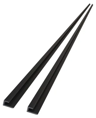 Produktbild von Duschspa 210cm Kantenprofil Aluminium Profil für 3mm Aluverbundplatte Schwarz matt