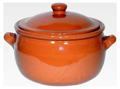 Produktbild von Kochtopf aus Terrakotta, 5 l, Natur