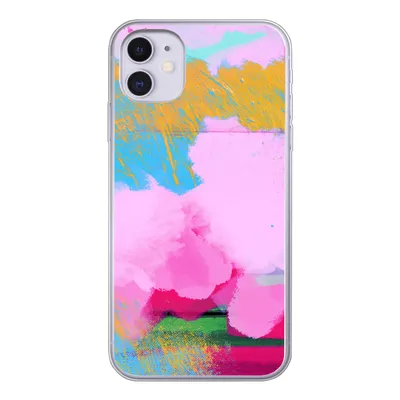 Produktbild von MuchoWow® Handyhülle Schutzhülle Hülle für iPhone 11 Farbe - Regenbogen - Abstrakt Silikon Softcase Handy Hülle - Handytasche