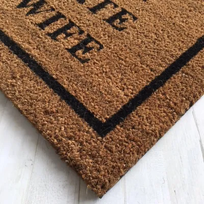 Produktbild von Kokosfußmatte Abtreter - Desperate Housewife - Kokos 45x75 cm Türmatte