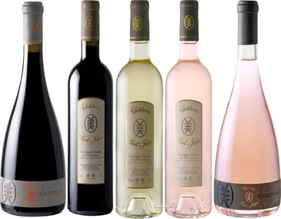 Produktbild von Set of Château Saint-Julien 5x75cL Rouge Blanc Rosé