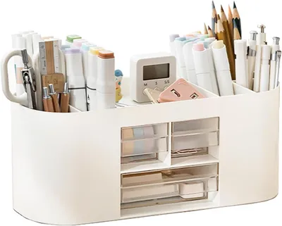 Produktbild von Stiftehalter für Schreibtisch, Desk Organizer, 10 Fächer, große Kapazität, für Zuhause und Büro