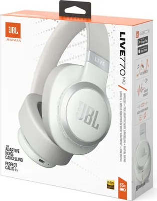 Produktbild von JBL Live 770NC Over-Ear True ANC-Kopfhörer Weiß