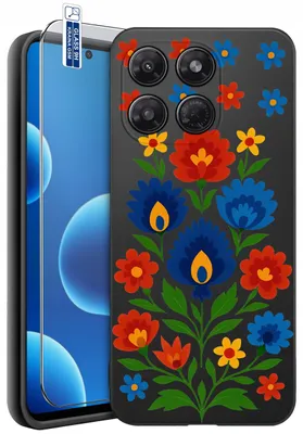 Obrázek produktu pro Pouzdro pro telefon Motorola Moto G37 s potiskem | Silikonové pouzdro s tvrzeným sklem 9H