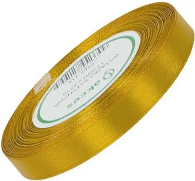 Immagine prodotto di Nastro di raso 12 mm - Oro - 32 metri