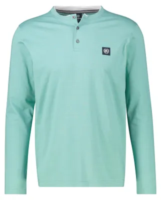 Produktbild von Lerros - Herren Serafino Shirt, Regular Fit, (2584901), Größe:XL, Farbe:fjord blue (429)