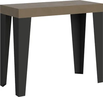 Zdjęcie produktu dla Rozkładany stół konsolowy 90x40/300 cm, kolor gołębi płomienisty
