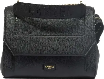 Image de Lancel Sac Rabat M Ninon Noir/Doré