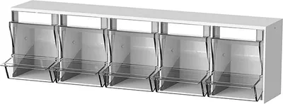 Produktbild von Haeberle Kanülenspender PicBox 5-fach, Wandmodell