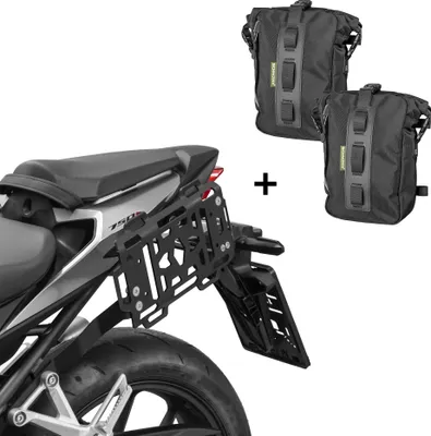Obrázek produktu pro Nosič bočních brašen ZIEGER včetně páru SCHNORR Universal Bag S kompatibilní s Honda CB 750 Hornet