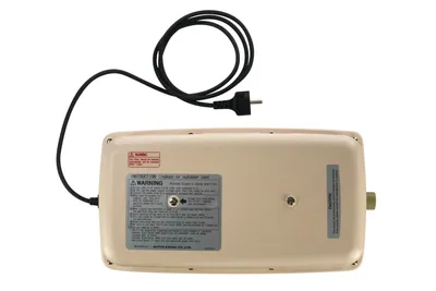 Produktbild von NITTO KOHKI MEDO Belüfterpumpe LAM-200 für Kleinkläranlagen, 200 l/min, 12.3 kg, H 268 B 418 T 212 mm, flüsterleise, langlebig, wartungsarm