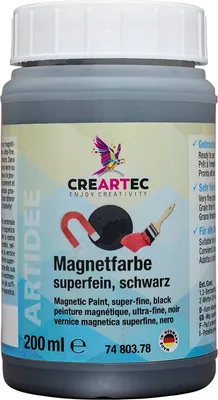 Produktbild von Magnetfarbe superfein Schwarz