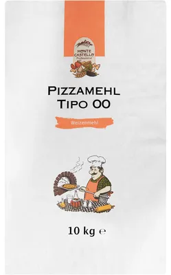 Image de Monte Castello farine spéciale pour pizza farine de blé type 00 10000g