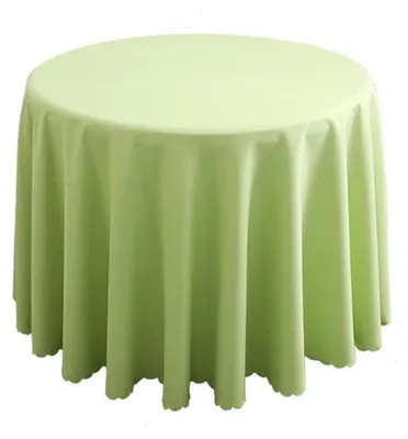 Immagine prodotto di Tovaglia rotonda, verde, diametro 160 cm, in poliestere